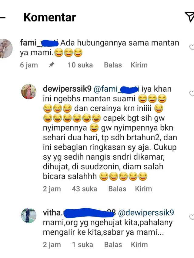 Unggahan Dewi Perssik. (Foto: Dok. Instagram @dewiperssik9)