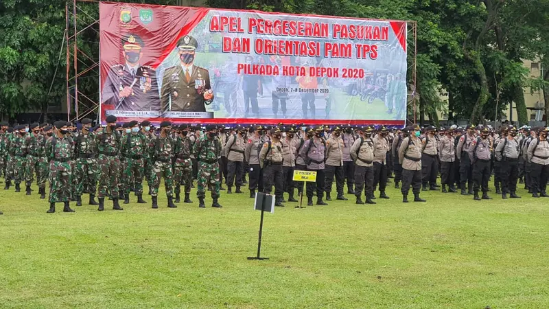 Jelang Pilkada Depok, Ribuan TNI-Polri Disiagakan