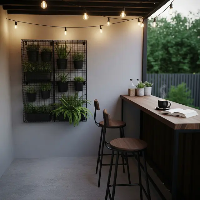 Desain Teras Kecil Belakang Rumah Jadi Spot Chill
