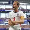Harry Kane #9 dari Inggris merayakan gol kedua timnya selama pertandingan Grup L Piala Dunia 2026 antara Inggris dan Kroasia di Stadion Dallas pada 17 Juni 2026 di Arlington, Texas. (Richard Pelham/Getty Images via AFP)