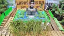 Festival Napi Berkebun (FNB) 2015 jadi salah satu pembuktian para narapidana untuk sebagaimana tagline yang diusung, yakni “Napi Dibina Untuk Berguna.” Pameran FNB ini di gelar hari Jumat-Minggu / 18-20 Desember 2015. (Liputan6.com/Faisal R Syam)