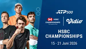 ATP 500: The HSBC Championship 2026 di Vidio. (doc. vidio)