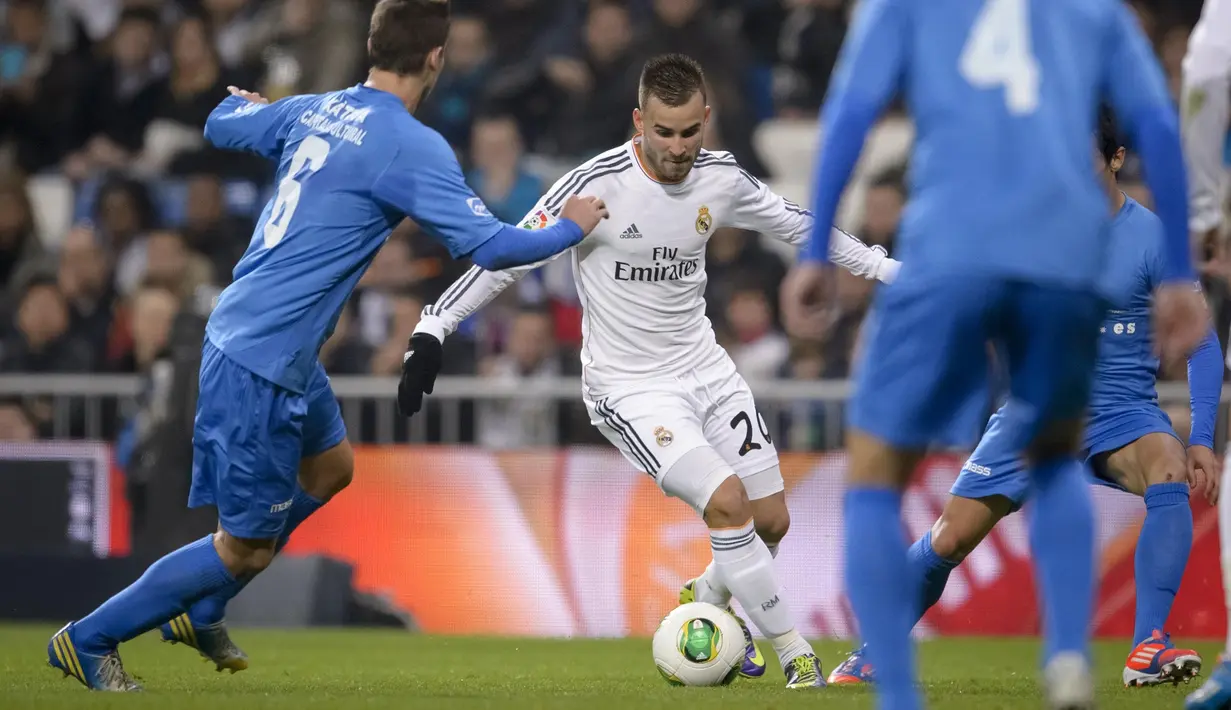 Talenta Spanyol kembali ditemuka Jose Mourinho dalam diri Jese Rodriguez Ruiz dan mebuatnya bermain apik saat melawan LA Galaxy tahun 2011 dan debut bersama Real Madrid tahun 2012 di La Liga. (AFP/Dani Pozo)