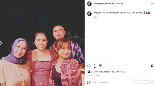 Fuji - Mayangsari (Foto: Instagram/@mayangsari_official)