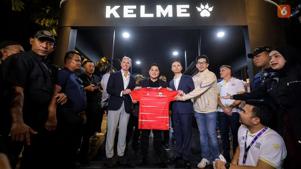 Foto: Timnas Indonesia Rilis Jersey Baru Bersama Aparel Kelme, Usung Warna dan Perpaduan Budaya Nusantara