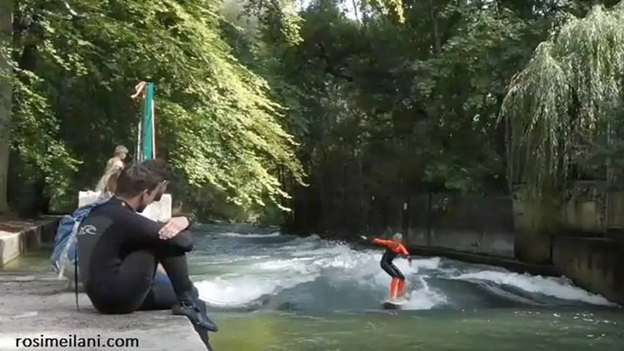 Hanya di Jerman Bisa Berselancar Seru di Taman Kota