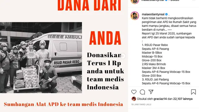 Unggahan Maia Estianty