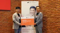 Manajemen Hanwha Life memperkenalkan Hanwha Saving Protection sebagai solusi perencanaan keuangan yang aman dan terjamin.