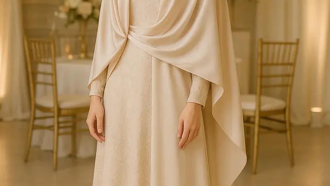 8 Model Long Dress Polos Kombinasi Outer Kimono Terbaru 2025, Tampil Elegan dan Modis