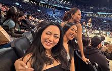 Curi Perhatian, 3 Potret Rachel Vennya Tampil Sporty Nonton Langsung Match NBA Brooklyn Nets vs LA Lakers