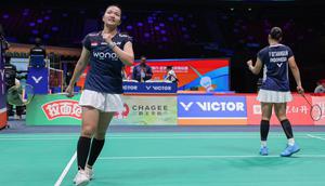 Ganda putri Indonesia, Rachel Allessya Rose/Febi Setianingrum, di Kejuaraan Bulutangkis Asia 2026. (Dok. PBSI)