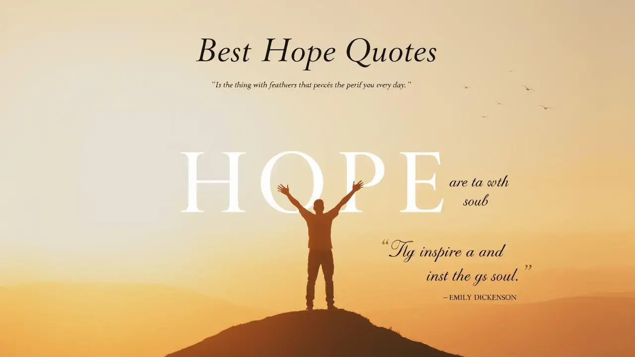 Best Hope Quotes