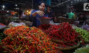 Berdasarkan pantauan panel harga Badan Pangan Nasional (Bapanas) pada hari ini, Selasa (17/12/2024), beberapa jenis cabai, telur ayam, dan minyak goreng curah mengalami kenaikan harga. (Liputan6.com/Angga Yuniar)