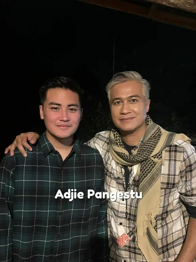 Potret Adjie Pangestu dan anaknya (Sumber: Tiktok/@niff2005)