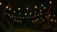 7 Dekorasi Desain Lampu Taman Estetik di Malam Hari, Bikin Suasana Makin Indah