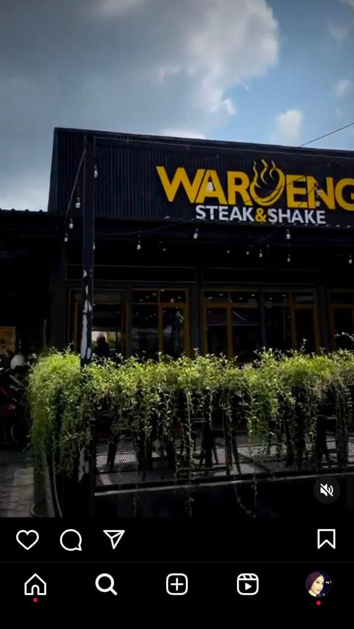 Namun, selain KFC, resto Waroeng Steak &amp; Shake juga memiliki menu rahasia.