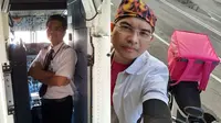 Dulu Bergaji 60 Juta, Kini Pilot Ini Alih Profesi Jadi Pengantar Makanan (Sumber: Facebook/Anwar Ajid)
