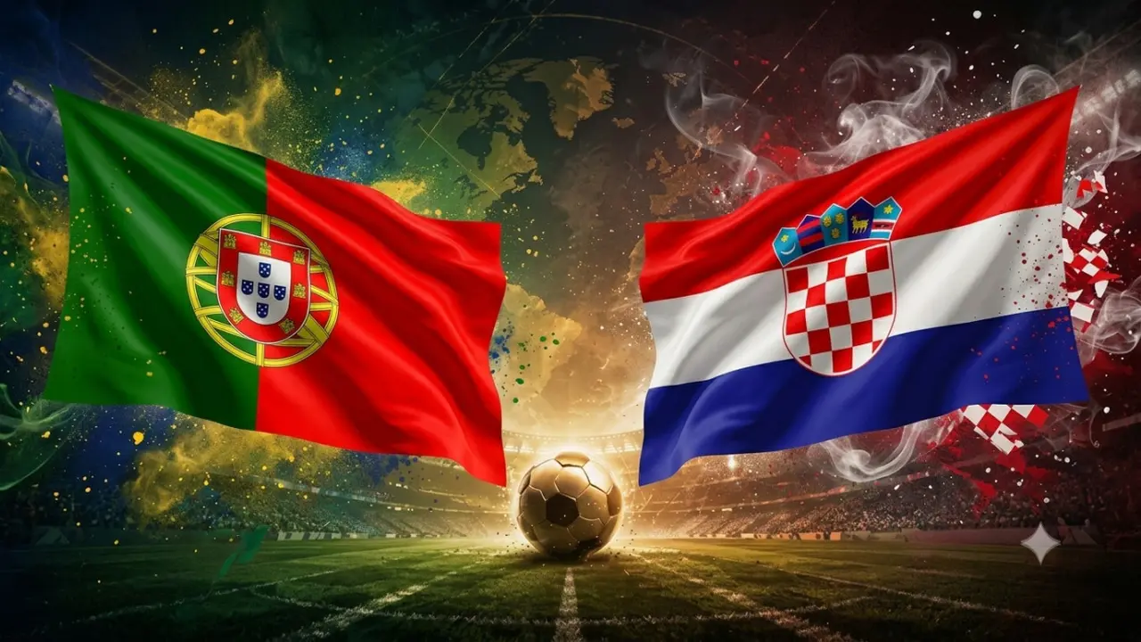 Ilustrasi Portugal Vs Kroasia