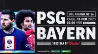 Live Streaming Liga Champions : PSG Vs Bayern di Vidio. (Sumber : dok. vidio.com)
