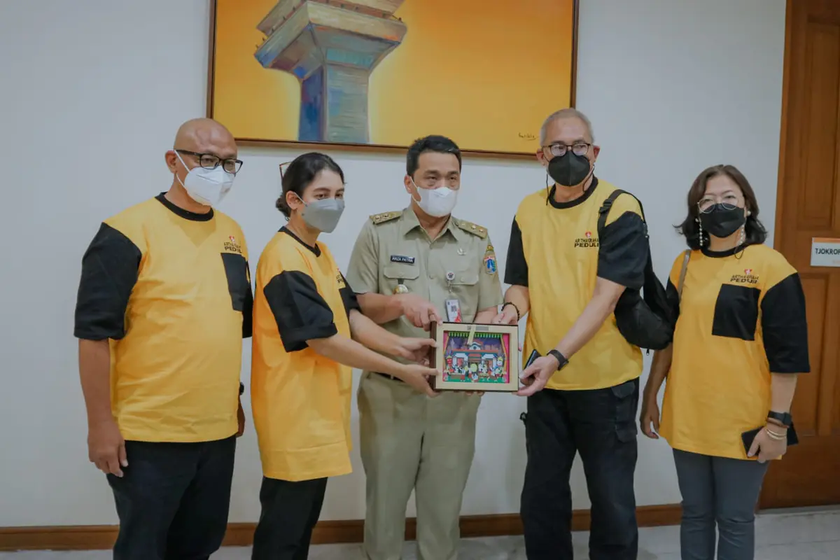 Wagub Menemui mbak Rani yang viral karena membantu menjaga keberhasilan Formula E Jakarta