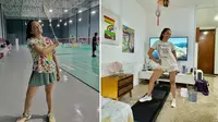 8 Outfit Olahraga Colorful ala Marshanda, Tampil Simpel Namun Stylish