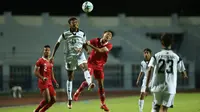 Aksi Beckham Putra dalam laga melawan Timor Leste pada babak grup Piala AFF U-23 2023, Minggu (20/8/2023). (Dok. PSSI)