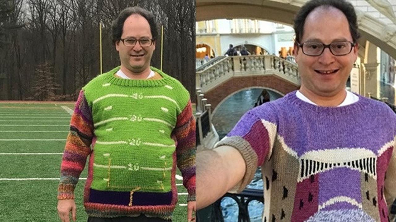 Bikin Takjub, Pria Ini Buat Sweater Persis Seperti Tempat yang Dikunjunginya