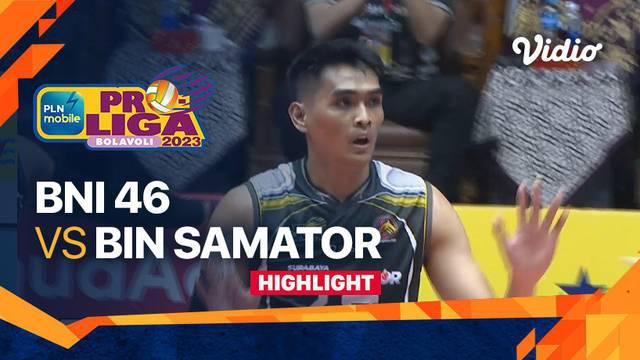 Berita Video, Highlights Pertandingan Surabaya BIN Samator Vs Jakarta BNI 46 pada Jumat (3/2/2023)
