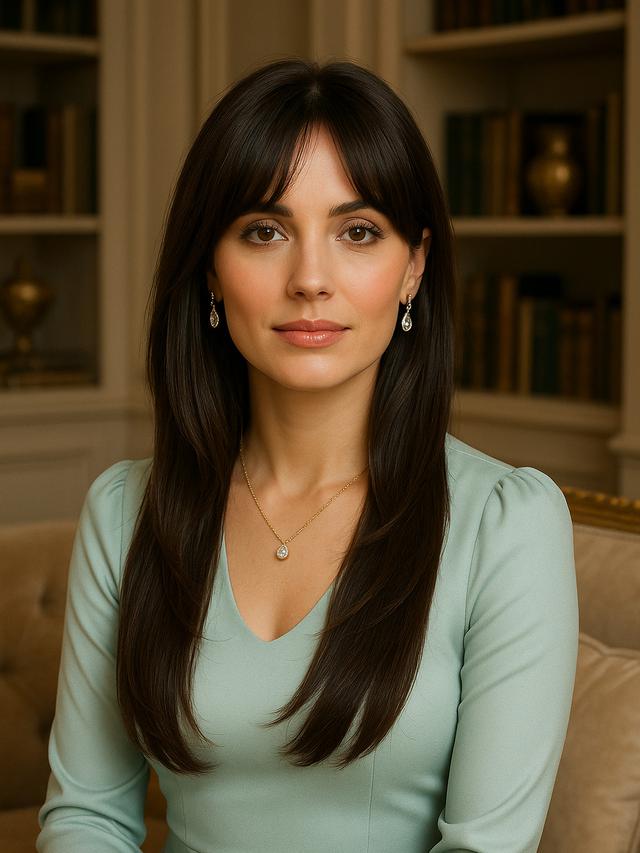 7 Model Rambut Panjang Lurus Tipis Usia 30-an yang Stylish