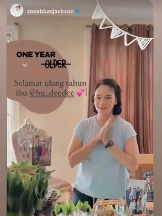 Dian Nitami merayakan ulang tahun ke-51 di lokasi syuting sinetron Buku Harian Seorang Istri (Foto: Instagram @zoeabbasjackson)