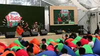 Di BRIZZI Vidio Fair 2017, generasi milenial mendapatkan ilmu dan pengalaman dari penggiat kreatif hingga pelaku perbankan.