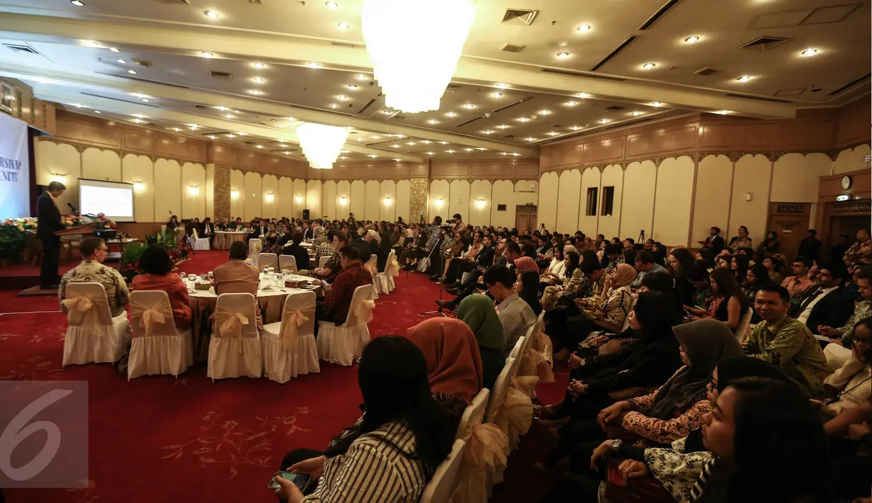 Suasana perpisahan Dubes Amerika Serikat untuk Indonesia, Robert O Blake di Jakarta, Senin (18/7/2016).Dubes Amerika Serikat untuk Indonesia nantinya akan di isi oleh Joseph R. Donovan, Jr. (Liputan6.com/Faizal Fanani)