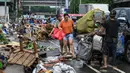 Topan Gaemi mengakibatkan hujan deras di sejumlah besar wilayah Filipina. (TED ALJIBE/AFP)