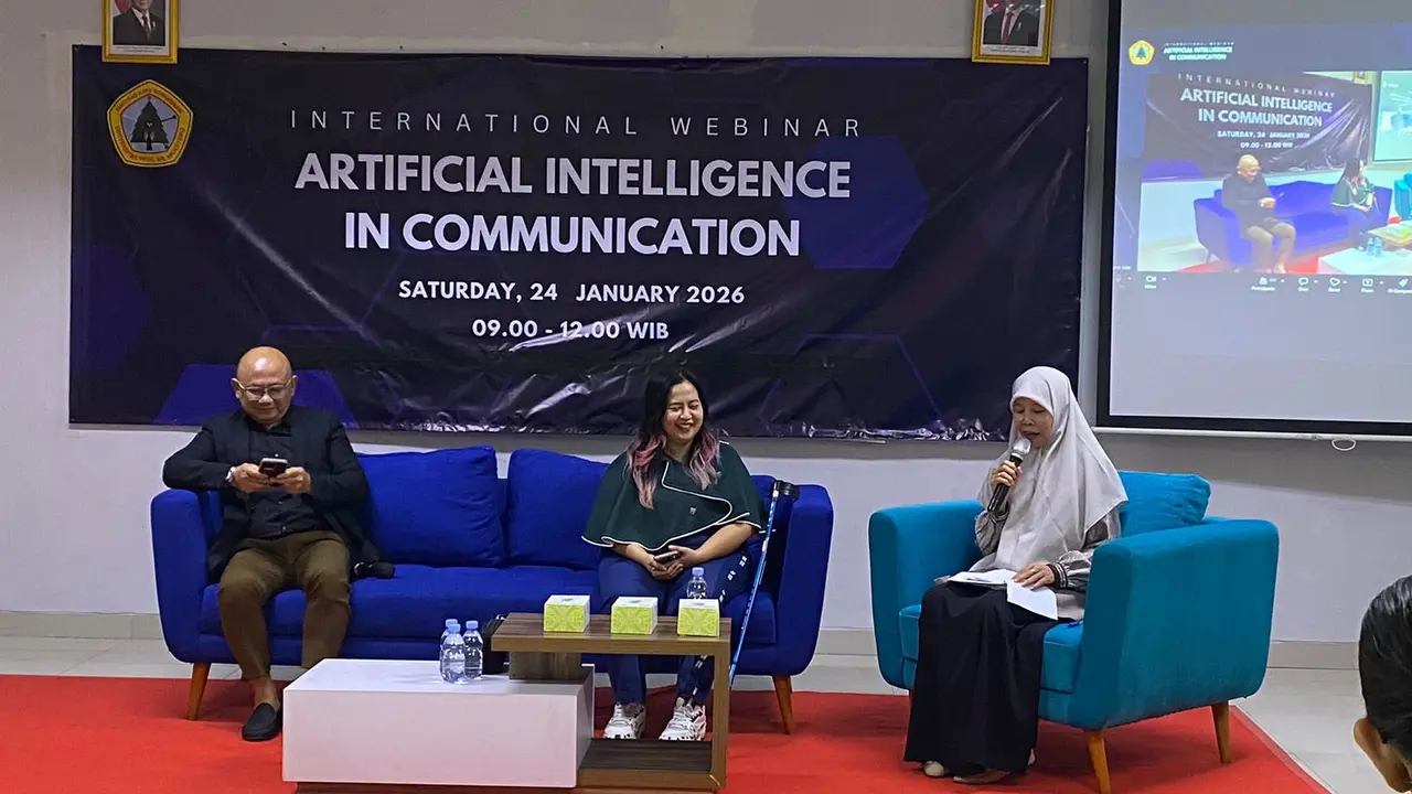Euforia AI dalam diskusi Webinar Internasional: ‘Artificial Intelligence in Communication’