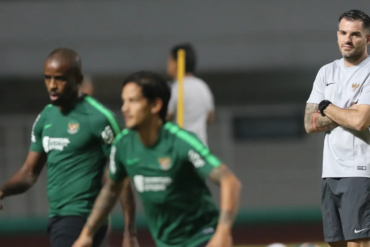 Latihan Timnas Indonesia