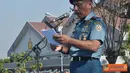 Citizen6, Surabaya: Panglima TNI Laksamana TNI Agus Suhartono, memberikan amanat yang dibacakan oleh Wadan Kobangdikal Brigjen TNI Marinir P. Verry Kunto G. (Pengirim: Penkobangdikal)