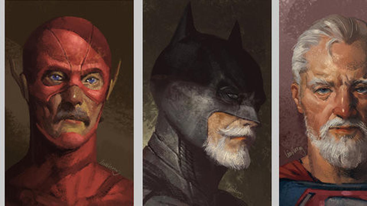 Lukisan ini prediksi bagaimana penampilan superhero di usia senja
