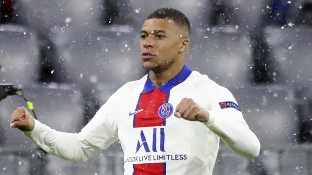 FOTO: Kylian Mbappe Borong Dua Gol, PSG Sukses Tuntaskan Dendam Atas Bayern Munchen di Liga Champions