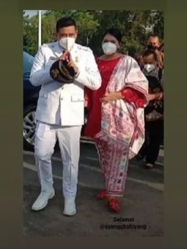 6 Potret Kahiyang Ayu Dampingi Suami Pelantikan Jadi Wali Kota Medan