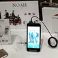 Peluncuran jajaran produk seri Noah Sound hasil kolaborasi Noah dan SPC Mobile di Jakarta, Senin (24/10/2016). (Liputan6.com/Agustinus Mario Damar)