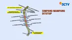 Selama masa uji coba seluruh kendaraan dari arah Ragunan yang ingin menggunakan persimpangan tersebut berputar di atas Terowongan Mampang - Kuningan.