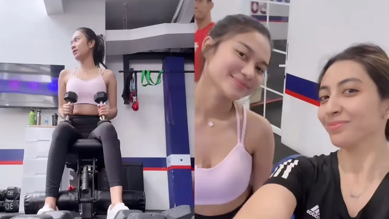 Azizah Salsha Nge-gym