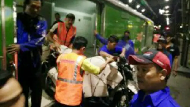 Program angkutan motor gratis (motis) lebaran Idul Fitri 2017 lalu. (Foto: Liputan6.com/KAI Daop 5 Purwokerto/Muhamad Ridlo)