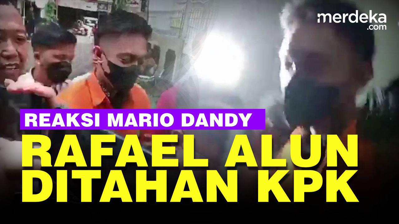 VIDEO: Reaksi Mario Dandy Usai Rafael Alun Ditahan KPK