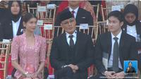 Artis di Upacara Penurunan Bendera HUT ke-80 RI di Istana Merdeka. [YouTube: Sekretariat Presiden]