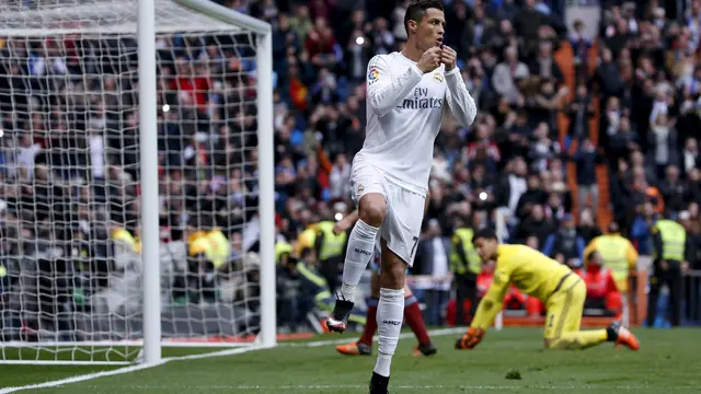 Penyerang Real Madrid, Cristiano Ronaldo (Liputan6.com)