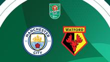 Carabao Cup - Man City Vs Watford (Bola.com/Adreanus Titus)