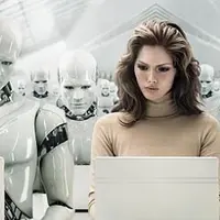 Ilustrasi pekerjaan manusia yang dilakukan robot