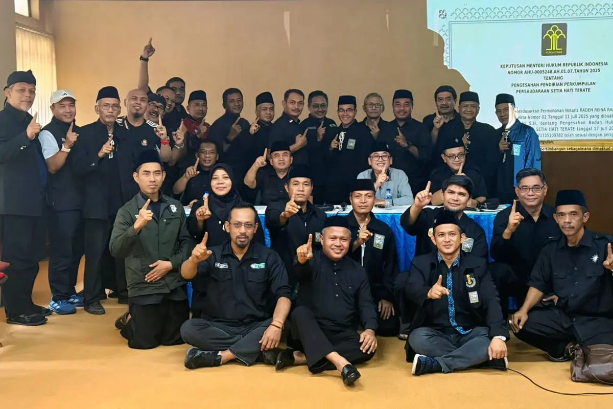 Menteri Hukum dan Hak Asasi Manusia (Menkum HAM) Supratman Andi Agta mengakhiri polemik dualisme kepengurusan dalam organisasi Persaudaraan Setia Hati Terate. (Istimewa)