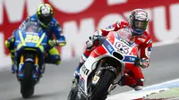 Dovizioso Komentari Aspal dan Hujan Jelang MotoGP Jerman 